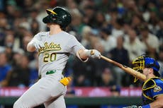 Atléticos conectan 4 jonrones en el 3er inning y vencen 7-6 a Marineros
