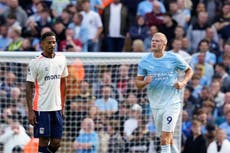 Haaland anota y Man City mantiene su inicio perfecto de temporada en la Liga Premier