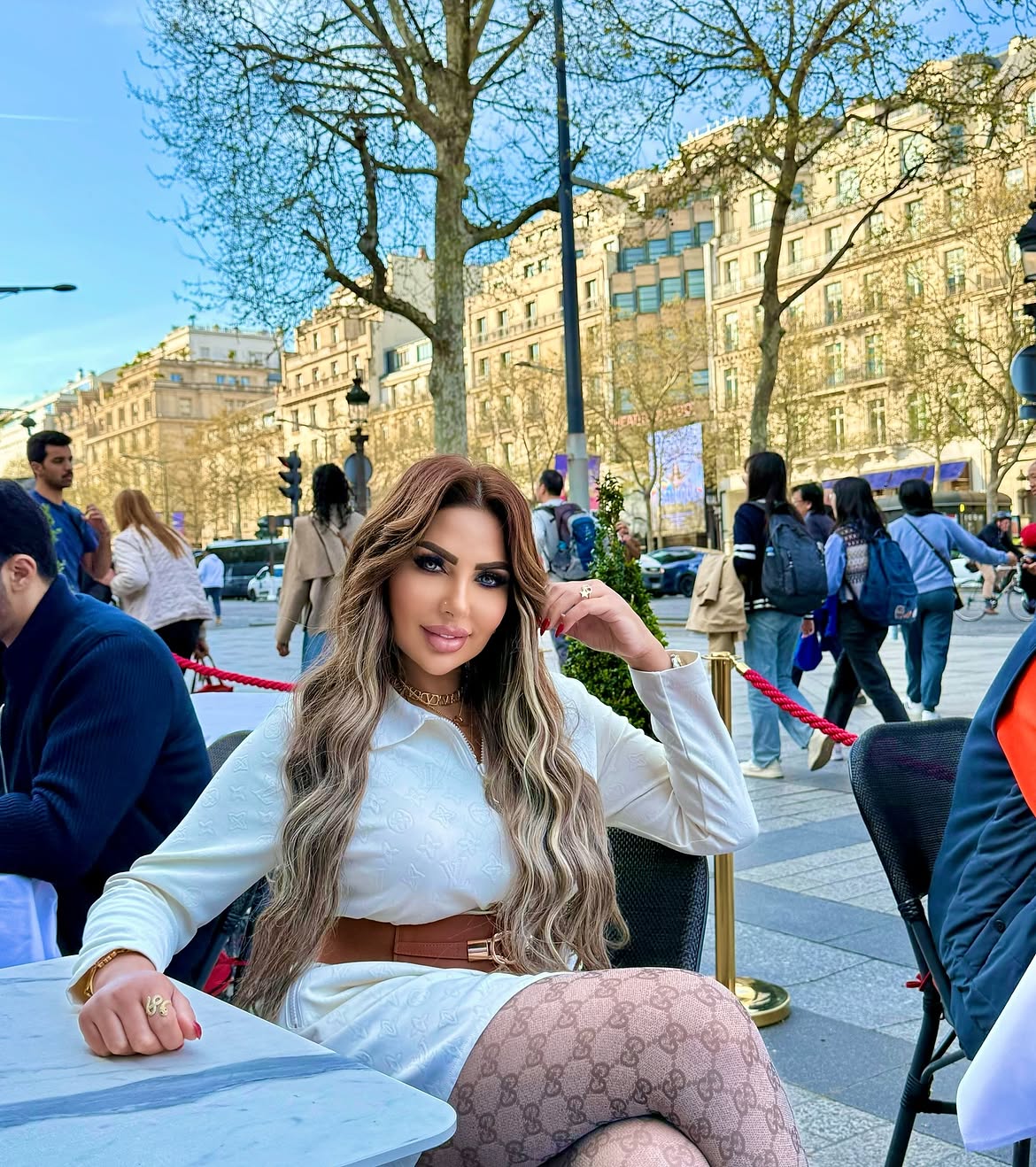 La presentadora de televisión egipcia Sarah Khalifa
