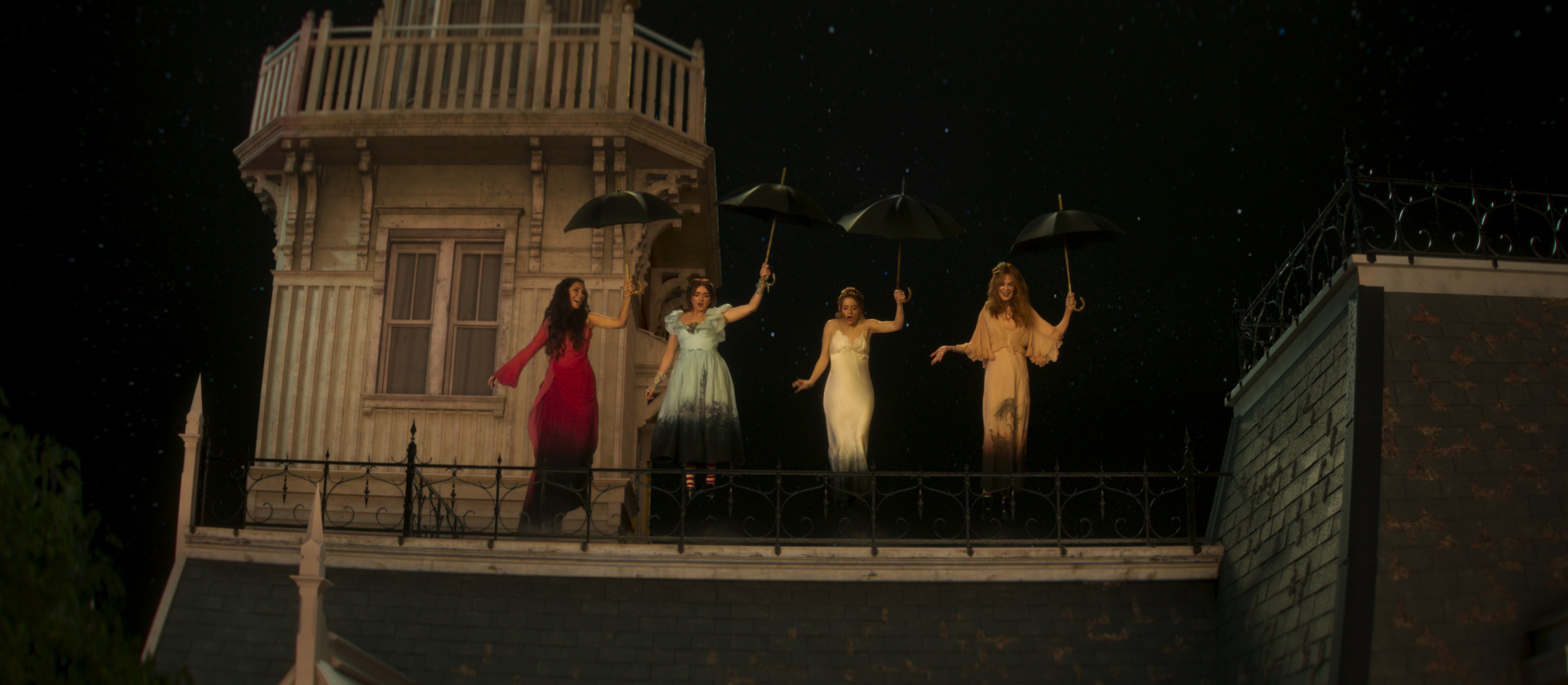 Bullock, Maisie Williams, Joey King and Kidman en ‘Hechizo de amor: La magia continúa’