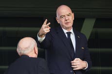 Federación belga dice que no puede respaldar a Infantino para otro mandato, cita fallo de Balogun
