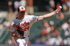 Rogers y Mayo ayudan a Orioles a cortar su racha de 6 derrotas con triunfo 6-4 ante Cleveland