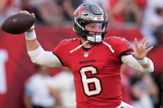 Baker Mayfield y Buccaneers acuerdan extensión de 3 años por 165 millones, dice fuente de AP