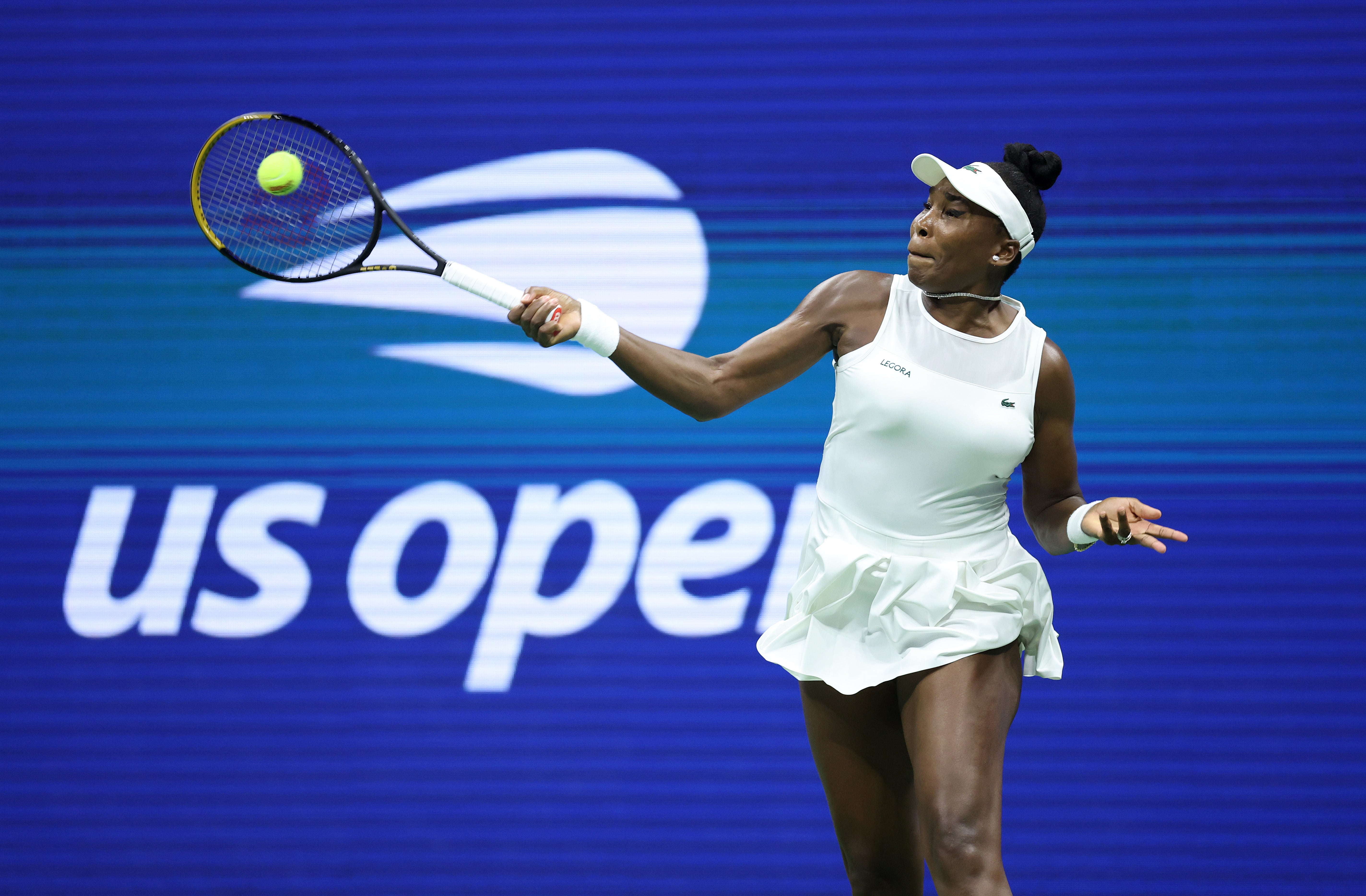 Venus Williams durante un partido del US Open