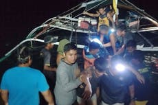 Incendio en transbordador de pasajeros en Filipinas deja 5 muertos y decenas de desaparecidos