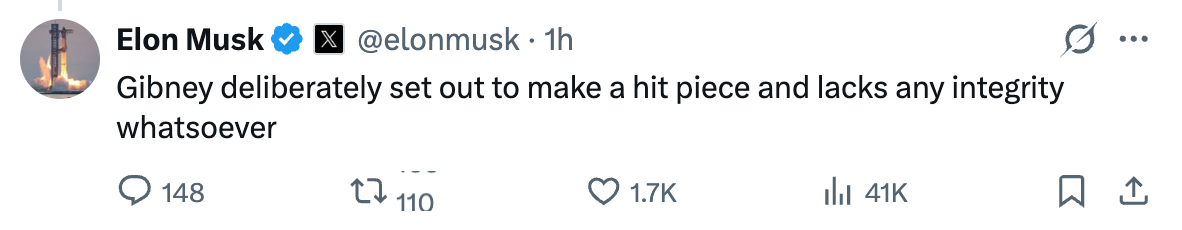 Elon Musk afirmó que el nuevo documental sobre su vida es un “ataque para desacreditarlo”