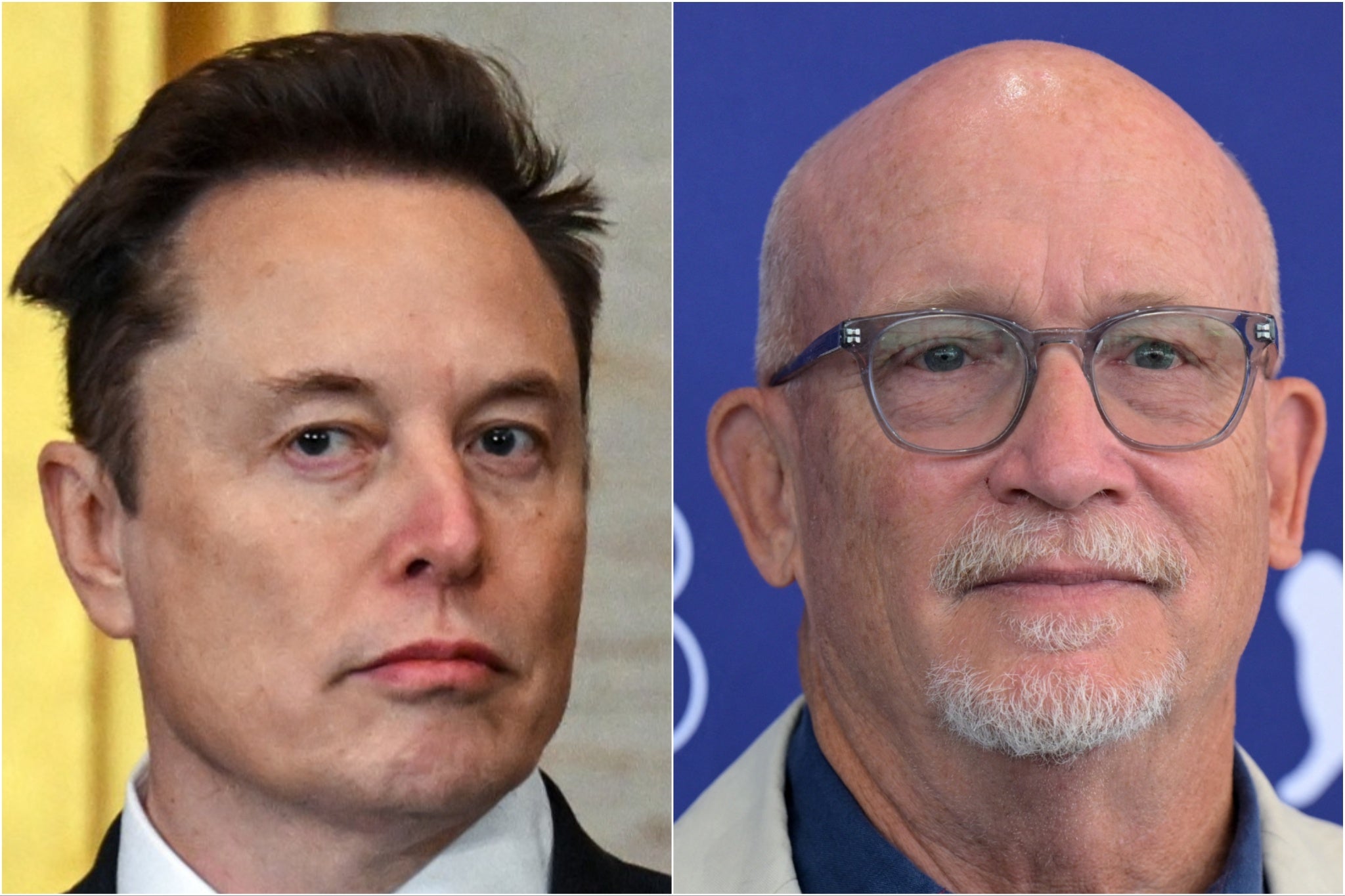Elon Musk (izquierda) afirmó que el documentalista Alex Gibney “carece de integridad”