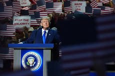 Trump quiere un año electoral "especial" para mantener el control de los republicanos en el Congreso