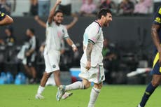Messi marca su 19º gol en la campaña de la MLS e Inter Miami empata 2-2 con el líder Nashville