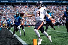 Bears aplastan 59-37 a Panthers en el debut de temporada de más puntos en la historia