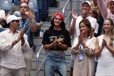 Trinity Rodman llega desde su partido para ver a su novio Ben Shelton en la final del US Open