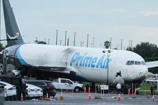 Amazon suspende asociación con compañía tras choque de avión en Miami