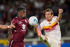 Roma encabeza la Serie A pese a tener los mismos puntos que Inter de Milán