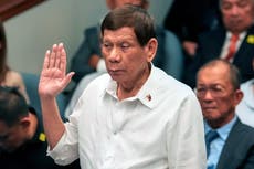 El expresidente filipino Duterte comparece ante la Corte Penal Internacional en La Haya