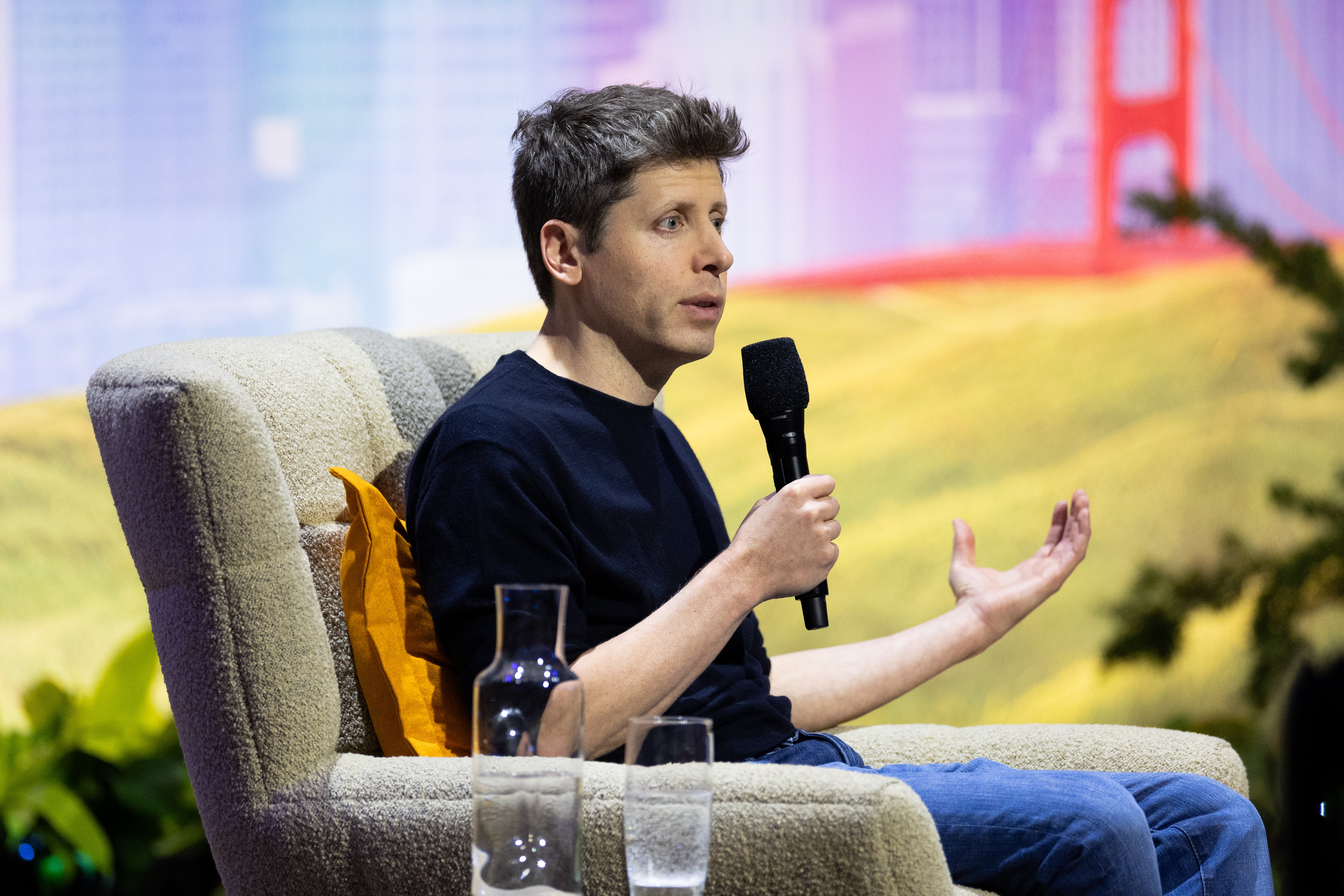Sam Altman, director ejecutivo de OpenAI, en la conferencia Dreamforce de Salesforce celebrada en el Moscone Center el 15 de septiembre de 2026 en San Francisco, California