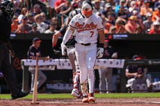 Orioles envían a Jackson Holliday a la lista de lesionados por inflamación en muñeca izquierda