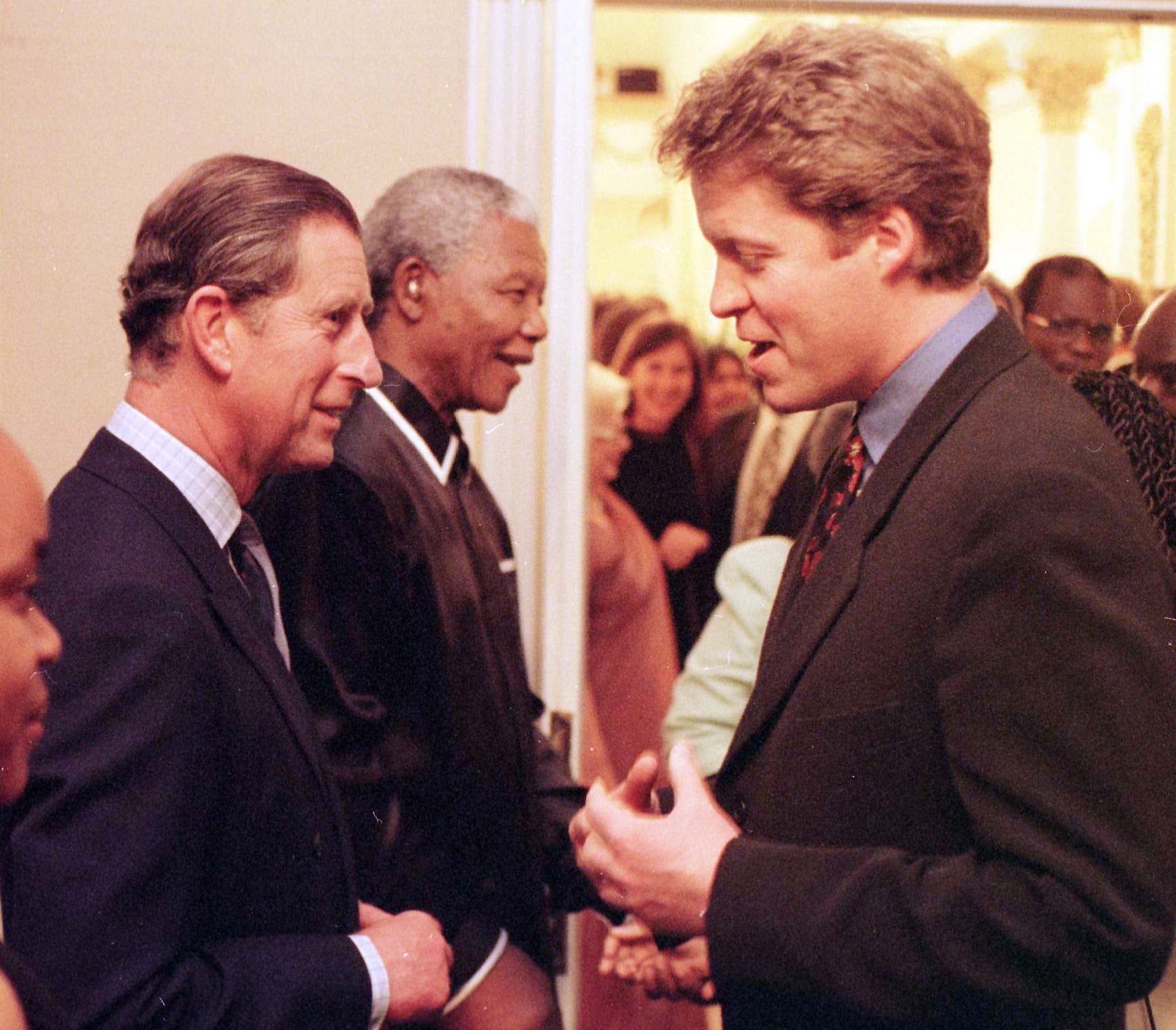 El rey Carlos III y el conde Spencer en 1997