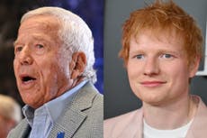 La llamada entre Robert Kraft y Ed Sheeran que dejó a Macklemore fuera de la gira