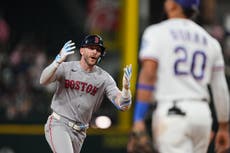 Jonrón de Story impulsa a los Medias Rojas al 4-3 y baja a Rangers al 2do en el Oeste de la LA