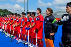 Himno norcoreano suena antes de partido de hockey de Corea del Sur en los Juegos Asiáticos