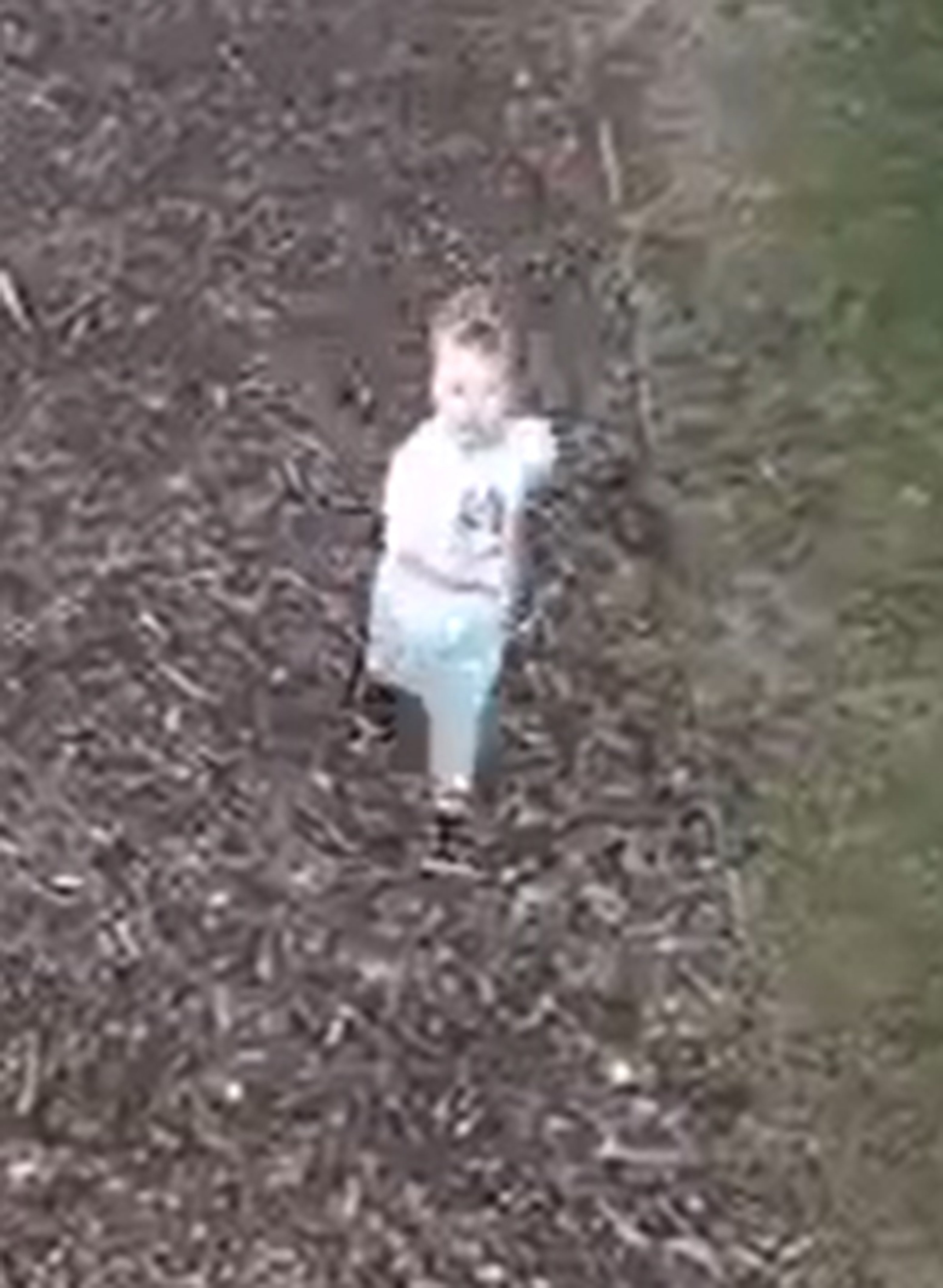 Noah Woods se separó de un familiar después de visitar un área de juegos