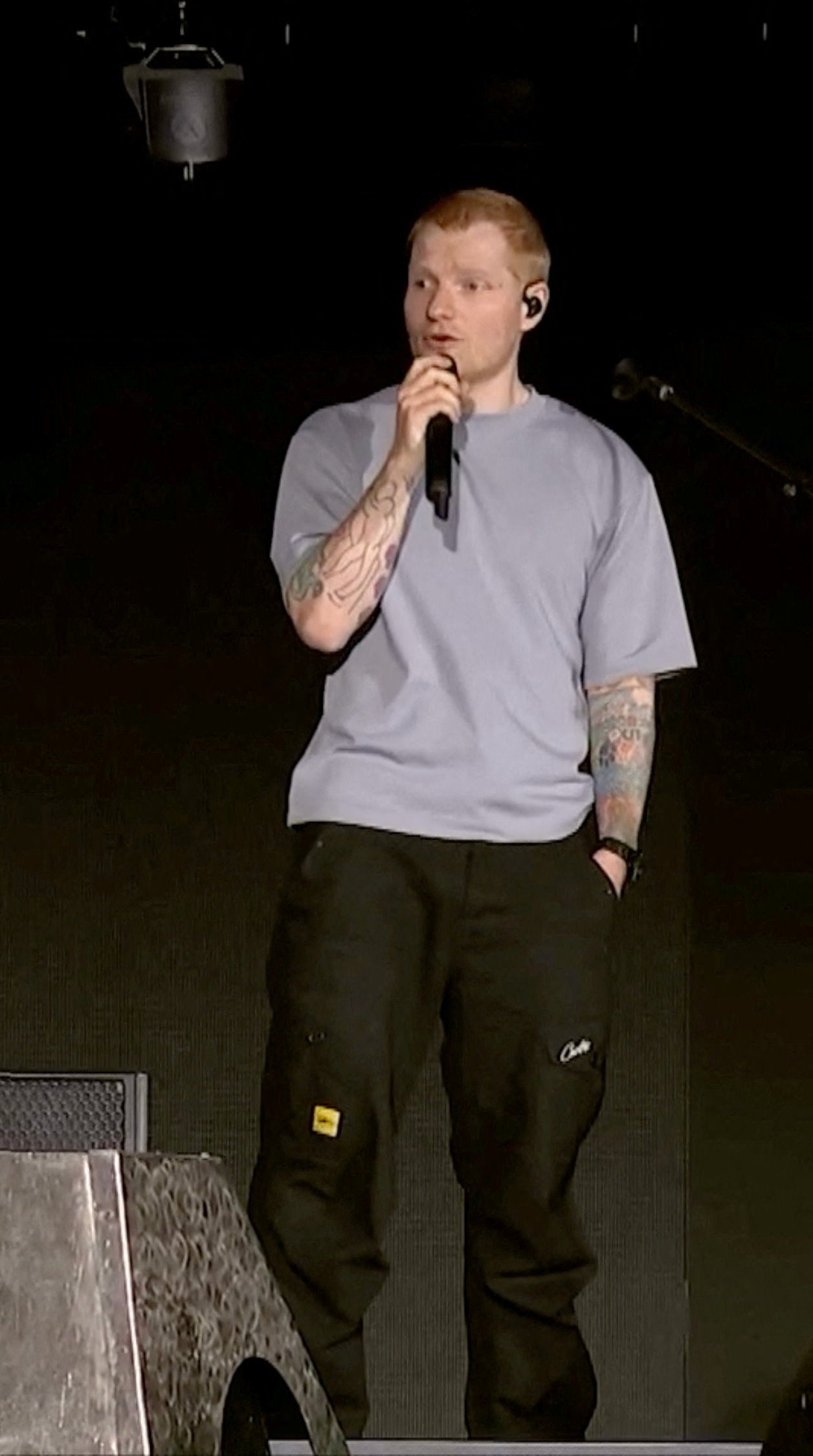 El 19 de septiembre, Ed Sheeran dijo que lo sentía “muchísimo” por haber decepcionado a sus fans en el escenario por primera vez tras la polémica con Macklemore