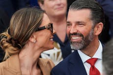 Senador republicano pide investigar a hijo de Trump tras boda pagada por oligarca ruso