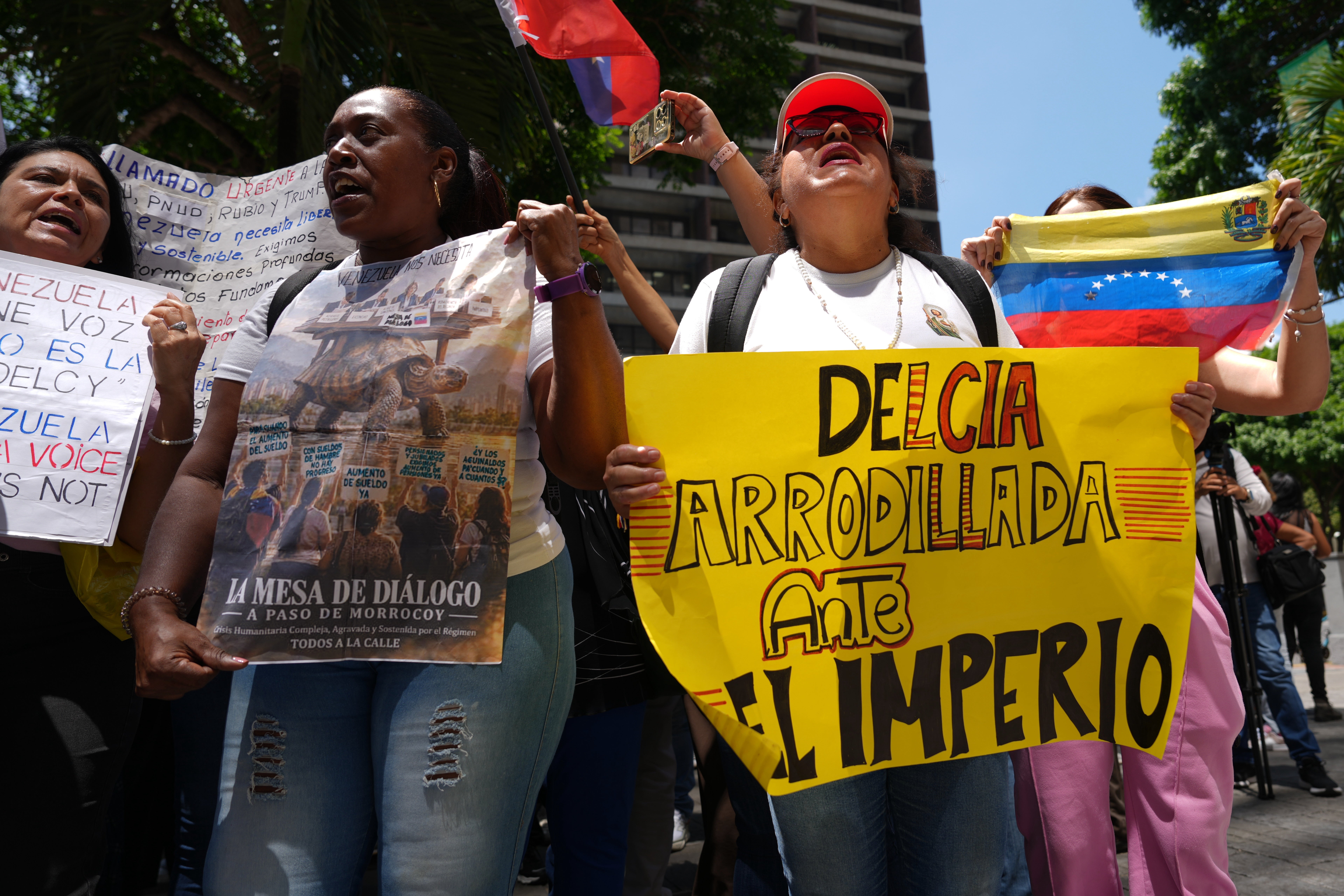ONU-VENEZUELA-PROTESTA
