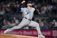 Rays superan 6-1 a los Yankees para ganar el título del Este de la Liga Americana