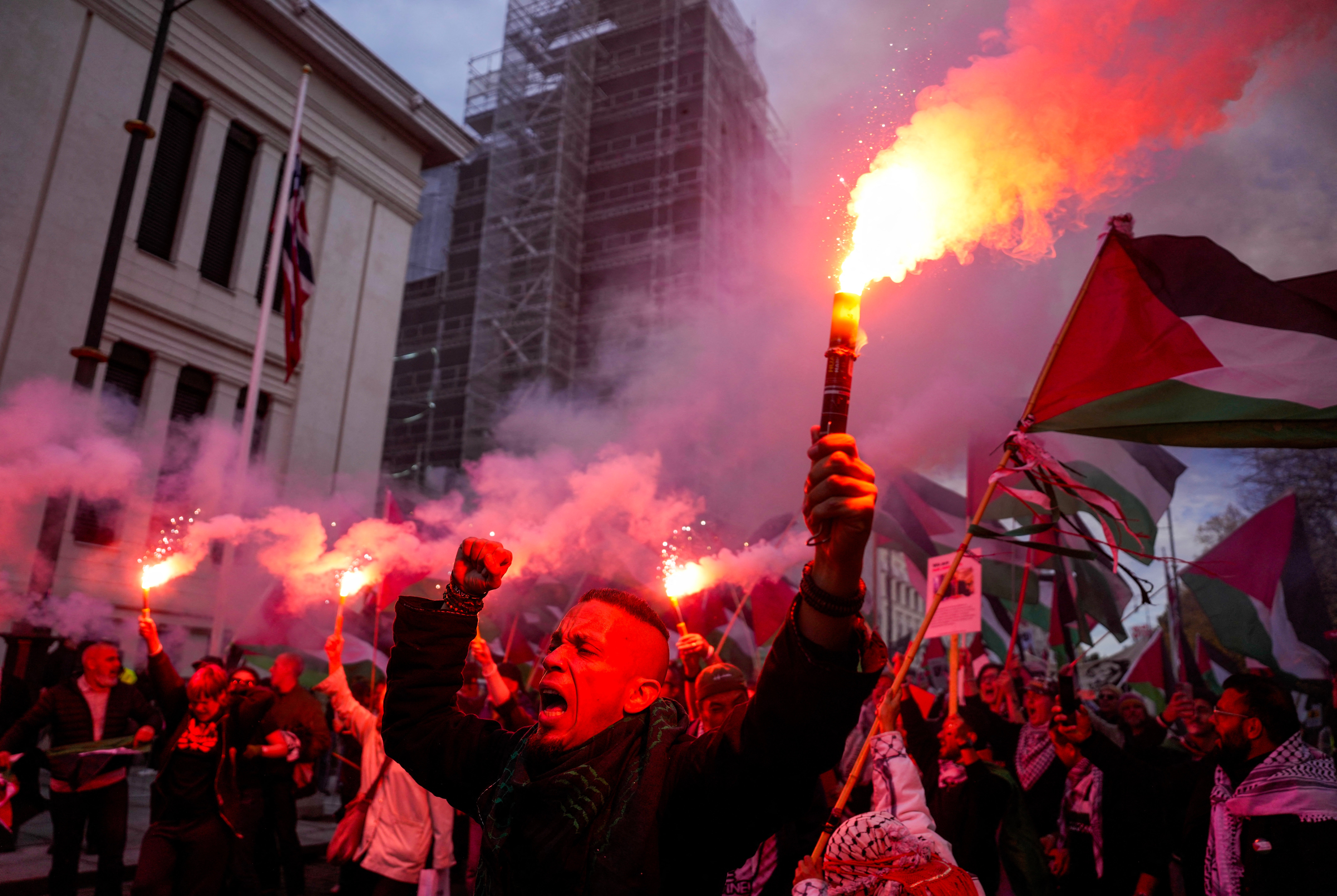 Hubo protestas en las calles de Oslo y Udine antes de los partidos de clasificación para el Mundial que Noruega e Italia disputaron contra Israel la temporada pasada