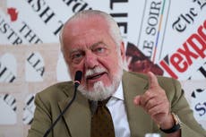 De Laurentiis critica a los ultras de Napoli y advierte a Allegri