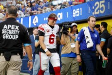 Giants: Jaxson Dart se sometería a cirugía de rodilla y el QB se perdería la temporada