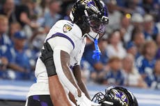 Flowers y Stanley aún no entrenan mientras los Ravens se preparan para viajar a Brasil