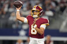 Commanders se unen en torno a Marcus Mariota con Jayden Daniels fuera de acción
