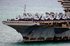 Ocho marineros intentaron suicidarse en grupo de atribulado portaaviones de EEUU