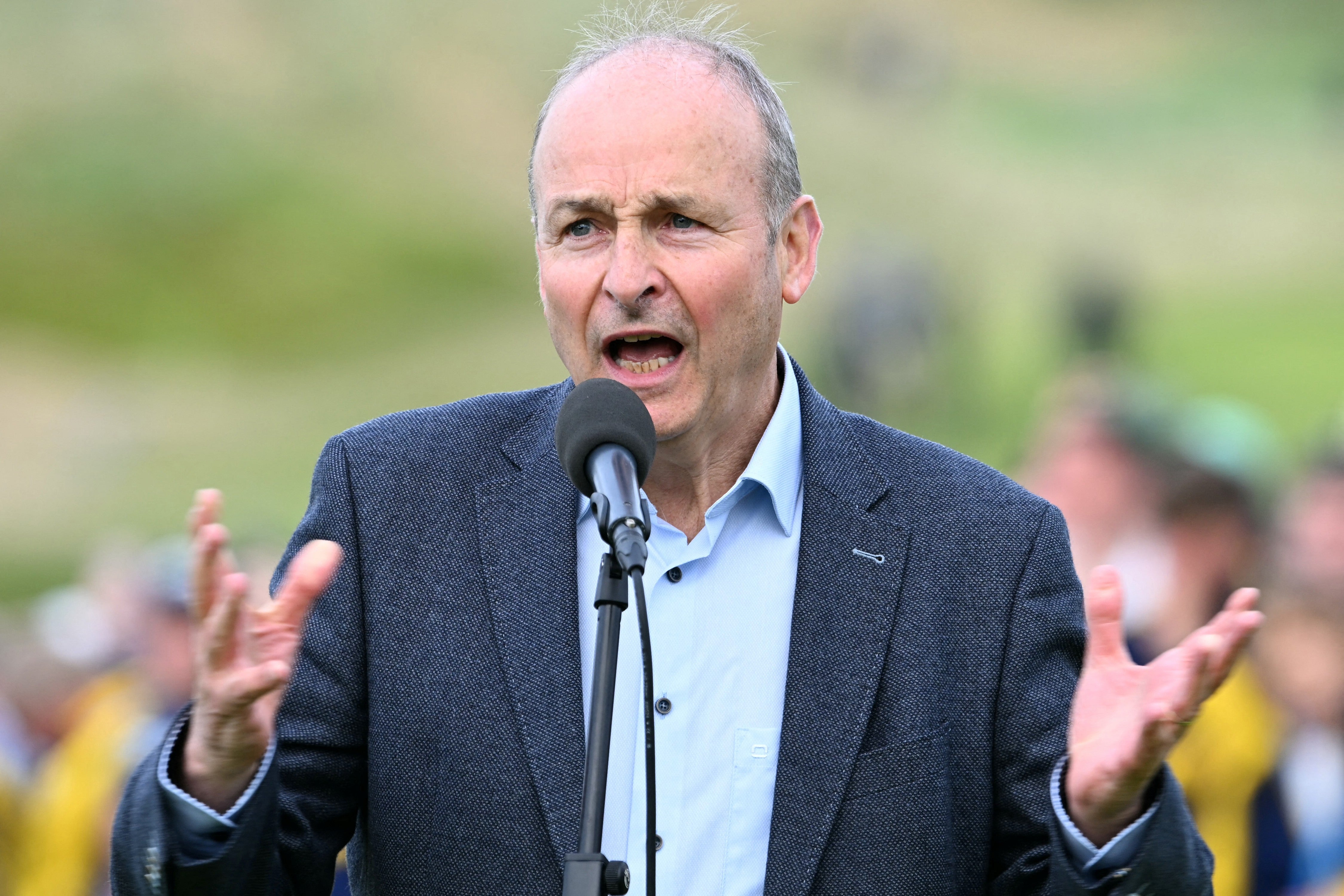 El primer ministro irlandés, Michael Martin, defendió a Hallgrimsson