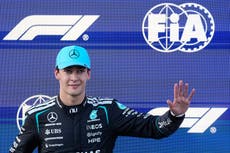 Russell logra la pole del GP de Azerbaiyán. El líder Antonell se estrella contra el muro