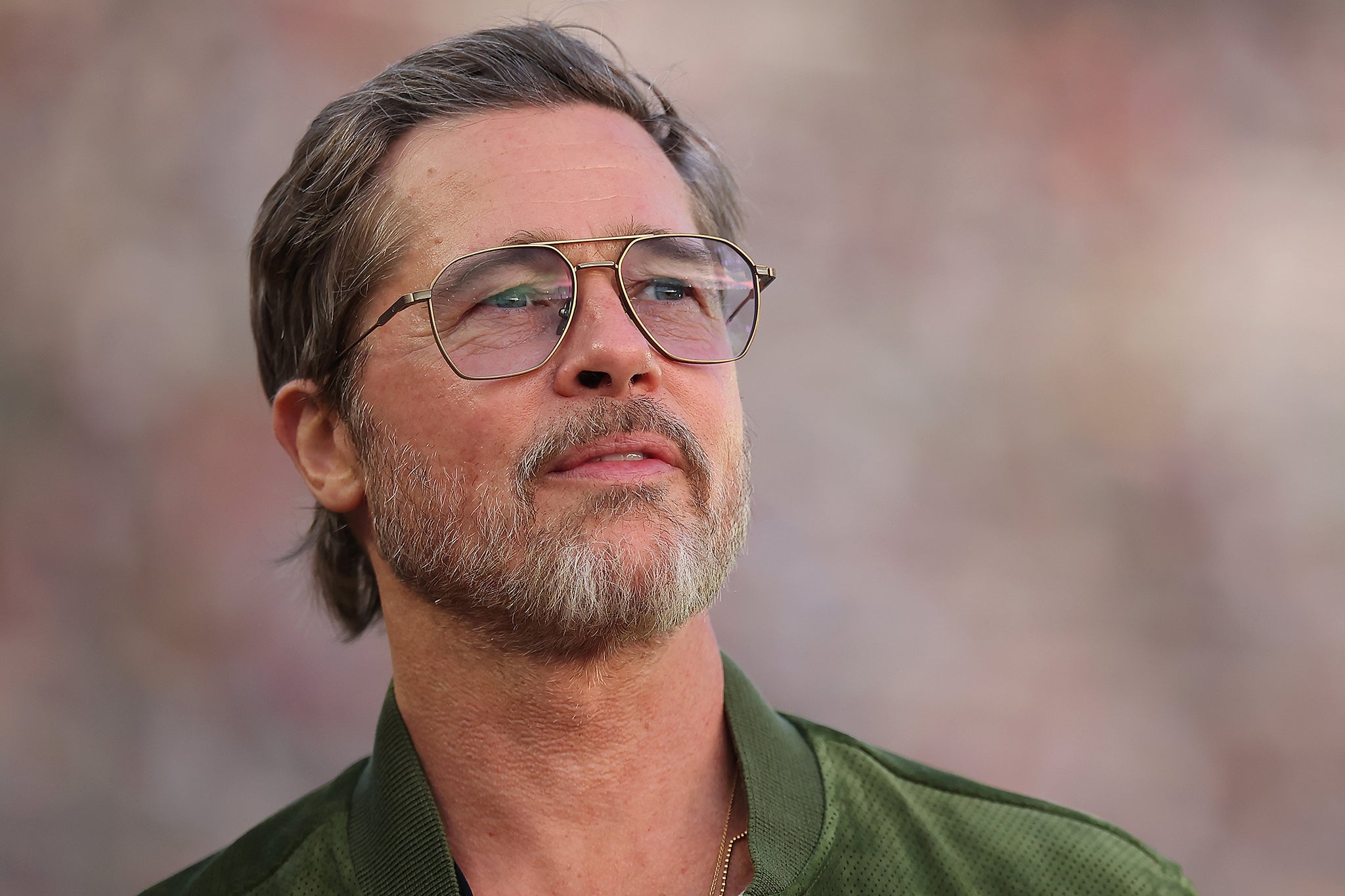 <p>  A prueba de escándalos: Brad Pitt durante un evento de ‘El corazón de la bestia’ este mes  </p>