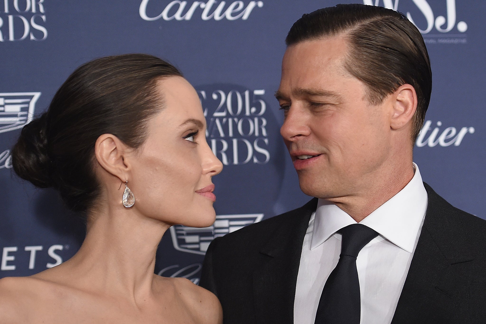 Antes del divorcio: Angelina Jolie y Brad Pitt en 2015