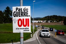 Resultados preliminares: Suiza se inclina por rechazar estricta aplicación de neutralidad