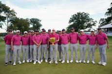 Los estadounidenses remontan en individuales y ganan la Presidents Cup por 11ma vez seguida