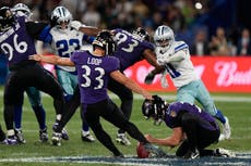 Tyler Loop conecta un gol de campo de 56 yardas y los Ravens vencen 34-31 a los Cowboys en Rio