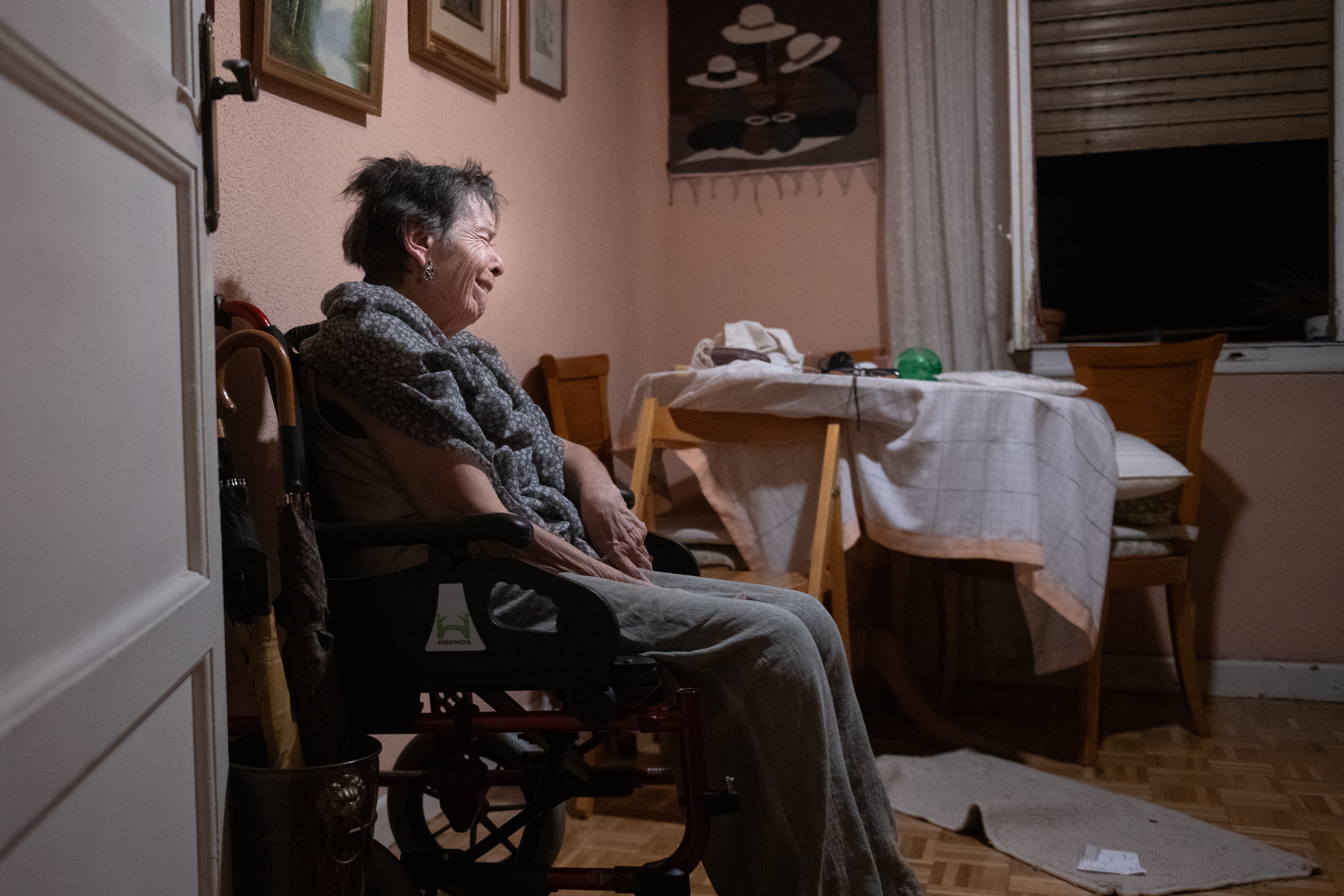 <p>Maricarmen, de 87 años, dijo que no quería marcharse de su casa</p>