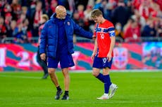 Ødegaard se enfurece por patada a destiempo de Bernardo Silva en el Noruega-Portugal