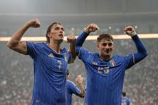 Italia logra una victoria dominante en la Liga de Naciones y Olise da triunfo tardío a Francia