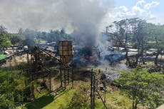 Ataque aéreo cerca de un mercado en Myanmar mata a 49 personas