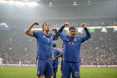 Italia presenta a hermanos titulares por primera vez desde 1915 con Pio y Sebastiano Esposito