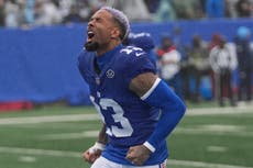 Los Giants dejan libre a Odell Beckham Jr. tras 3 juegos y 0 recepciones, dice fuente AP