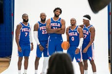 76ers intentan mantener la calma ante la atención extra de LeBron James al inicio de temporada