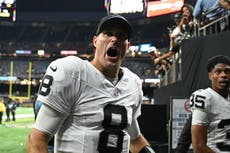 Kirk Cousins acalla dudas sobre su puesto con Raiders invictos, que enfrentarán a Chiefs